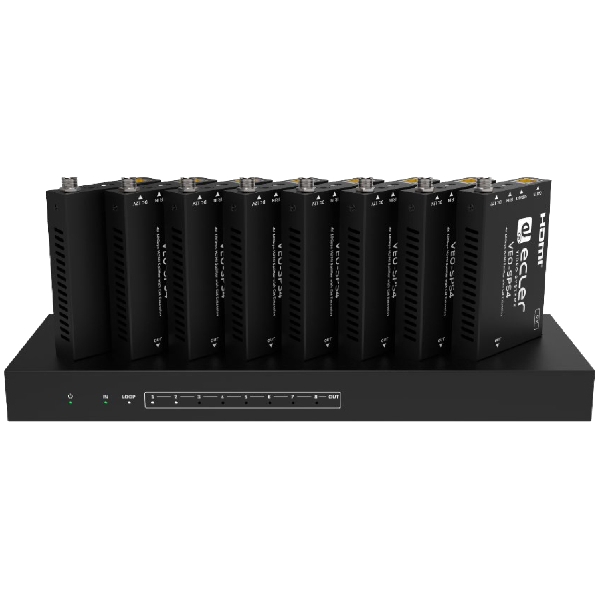 Ecler VEO-SPS48 4K Zero Latency 8-Way CAT6 Extender/Splitter Kit (up to 70m)