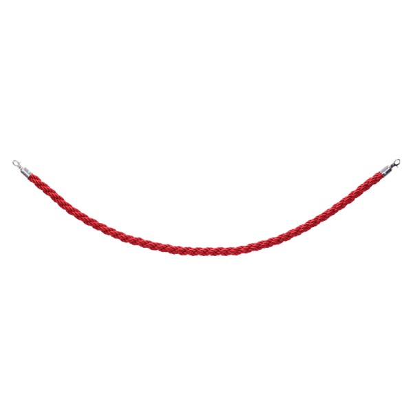 Elumen8 Chrome Barrier Rope, Red Twisted