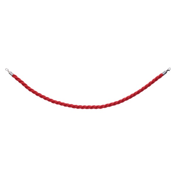 elumen8 Chrome Barrier Rope, Red Twisted