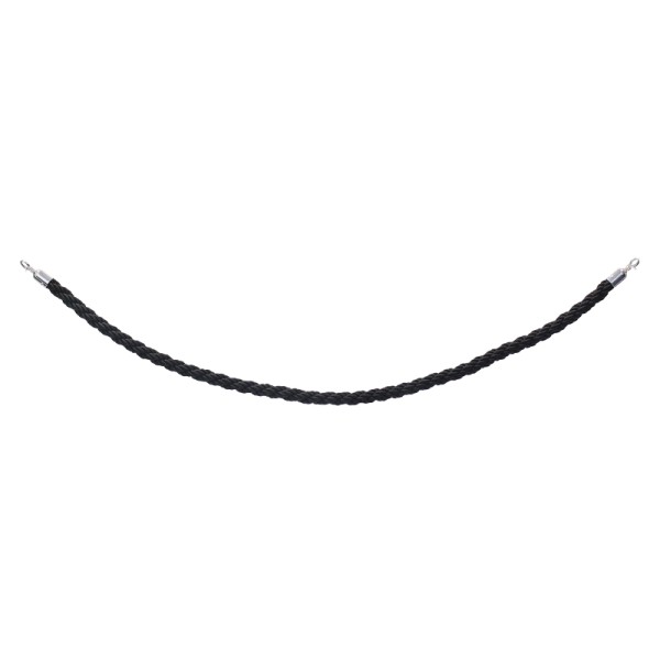elumen8 Chrome Barrier Rope, Black Twisted
