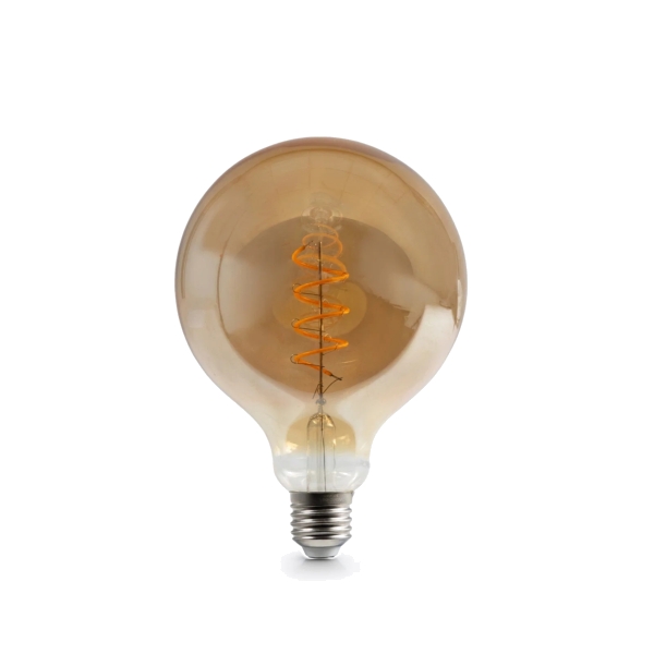 elumen8 Classique 40 4W Dimmable G125 Spiral Filament Lamp 1800K ES
