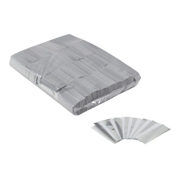 Equinox Loose Confetti, 17 x 55mm - White & Metallic Silver