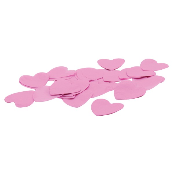 Equinox Loose Confetti Hearts 55mm Pink 1kg