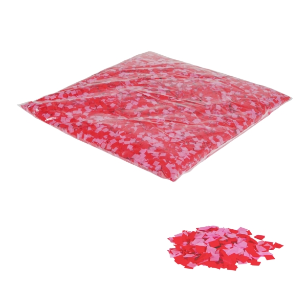 Equinox Loose Confetti 10 x 10mm - Pink and Red 1kg