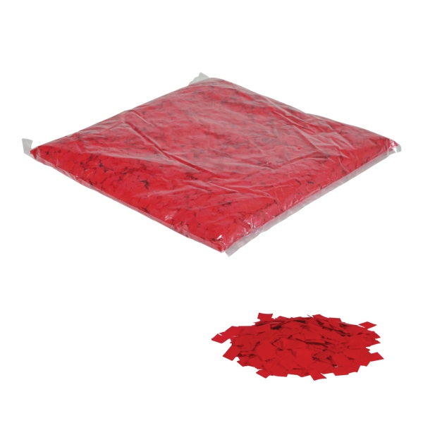 Equinox Loose Confetti 10 x 10mm - Red 1kg