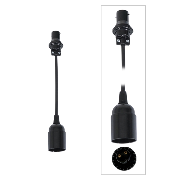 elumen8 0.25m BC Festoon Pendant - B22 Lamp Holder