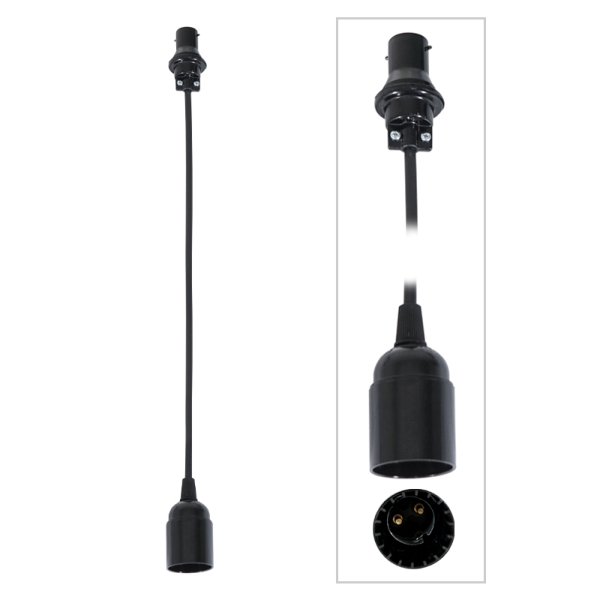 elumen8 0.5m BC Festoon Pendant - B22 Lamp Holder