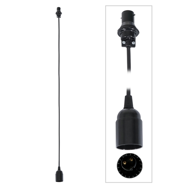 elumen8 1.0m BC Festoon Pendant - B22 Lamp Holder