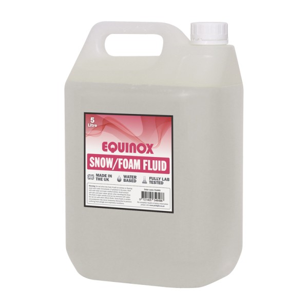 Equinox Snow / Foam Fluid - 5-Litre (Shipped in 4's)