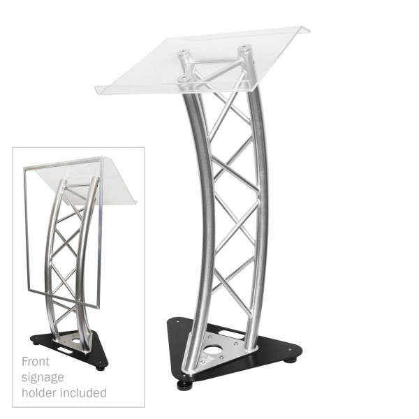 Global Truss YJT-01D Curved Truss Lecturn