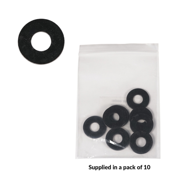 Global Truss M10 Black Washers, Pack of 10