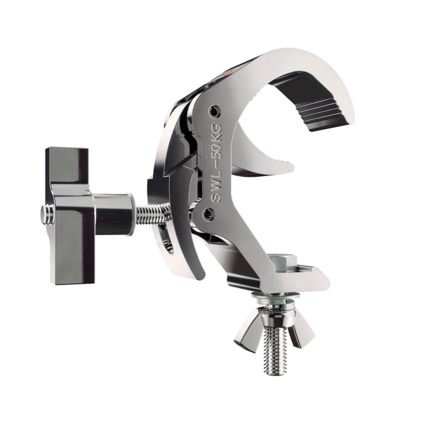 Global Truss Selflock Hook Easy Light 25mm Wide, 50kg - Silver (5073-3)