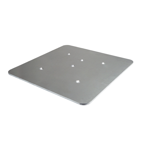 Global Truss UBP500 500 x 500mm Aluminium Base Plate (No Conicals)