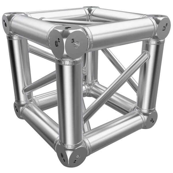 Global Truss F34 Multi-Box Corner (No Conicals) - Silver
