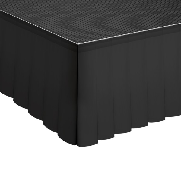 GT Stage Deck Polyester Skirt 205 x 100cm Pleated