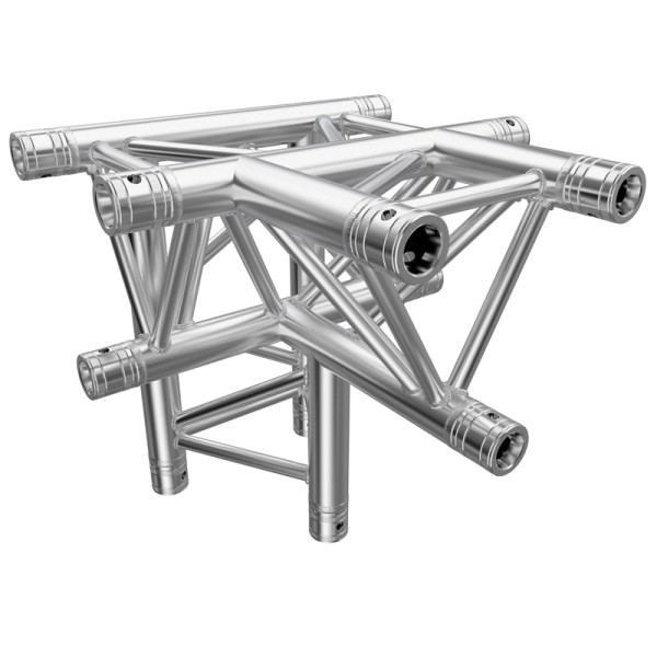 Global Truss F33 Standard 4 Way T Piece Apex Down