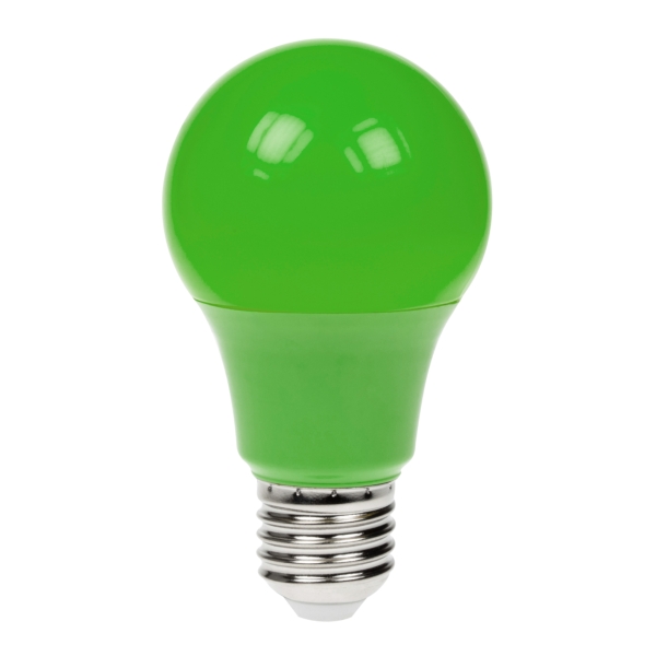 Prolite 6W Dimmable LED Polycarbonate GLS Lamp, ES Green
