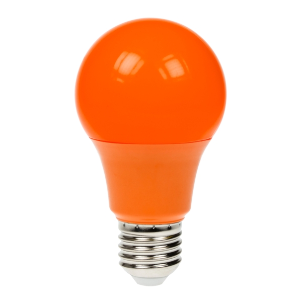 Prolite 6W Dimmable LED Polycarbonate GLS Lamp, ES Orange