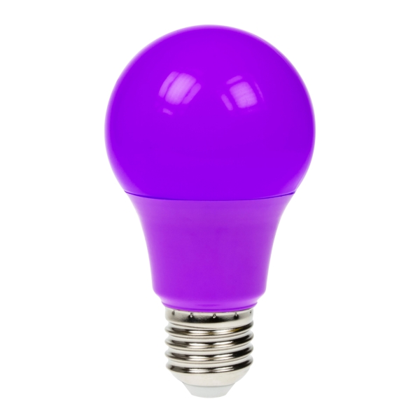Prolite 6W Dimmable LED Polycarbonate GLS Lamp, ES Purple