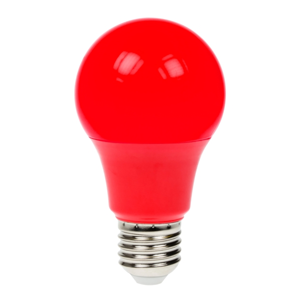 Prolite 6W Dimmable LED Polycarbonate GLS Lamp, ES Red
