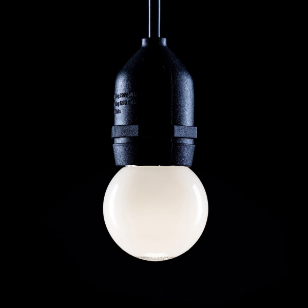 Prolite 1.5W LED Polycarbonate Golf Ball Lamp, BC 4000K White