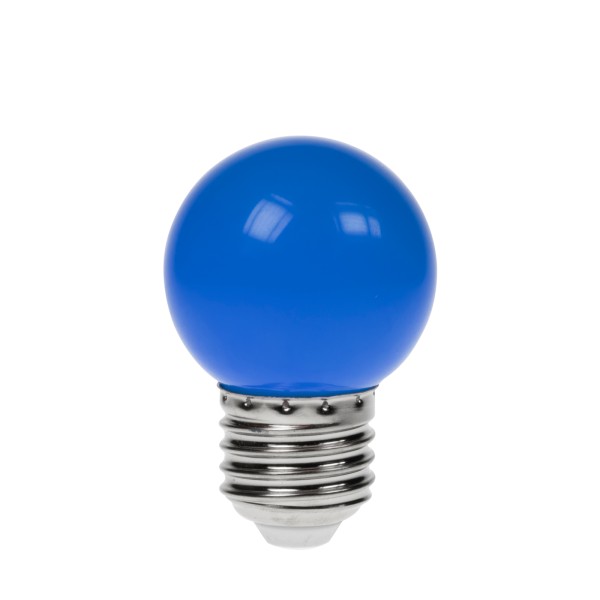 Prolite 1W LED Polycarbonate Golf Ball Lamp, ES Blue