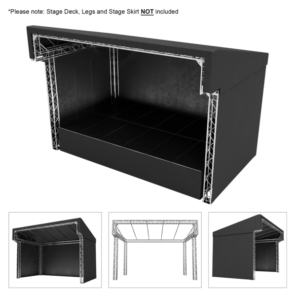 Global Truss 6 x 4m Pitch Stage Roof System (F34 P)