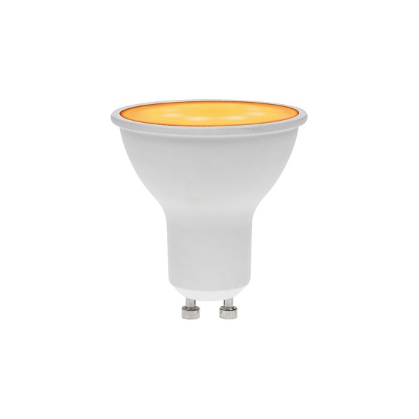 Prolite 7W Dimmable LED GU10 Lamp, Amber