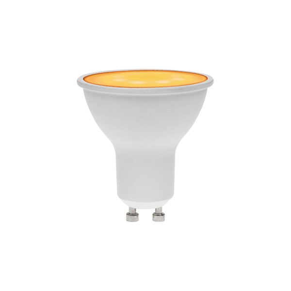 Prolite 7W Dimmable LED GU10 Lamp, Amber