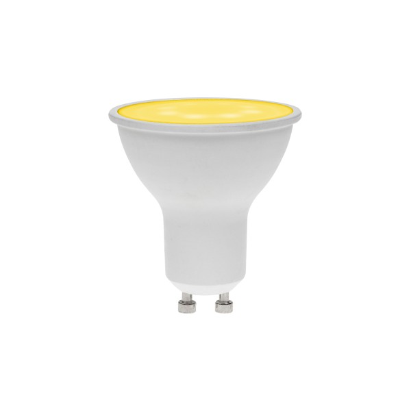 Prolite 7W Dimmable LED GU10 Lamp, Yellow