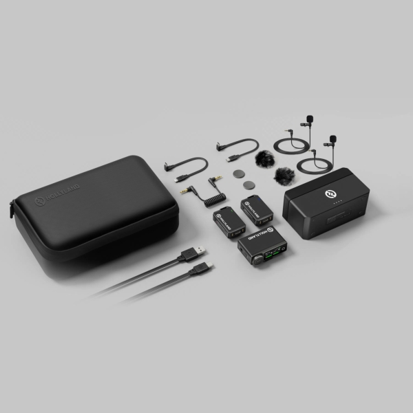 Hollyland Wireless Lavalier Microphone Combo LARK Max Duo - Black