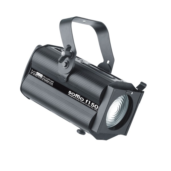 LDR Soffio F150 Discharge 150W Fresnel, Black