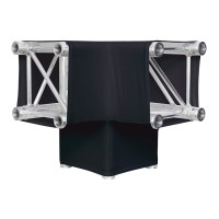 Black 3 Way 90 Degree Corner Quad Truss Sleeve/Sock