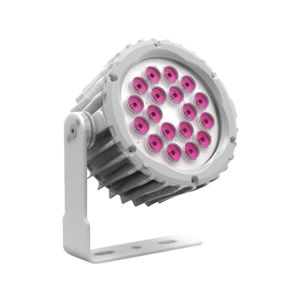 LEDj Aspect XL Exterior Pink Feature Light (White Housing)