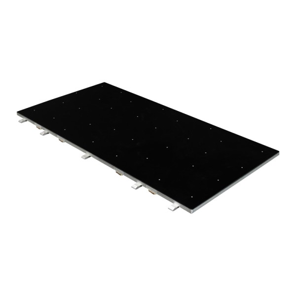 Black Starlit 2ft x 4ft Dance Floor Panel