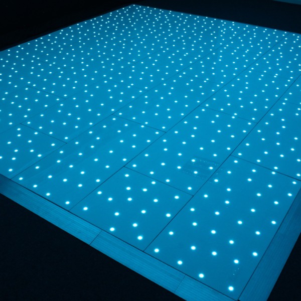 White RGB Starlit Dance Floor System 16ft x 16ft