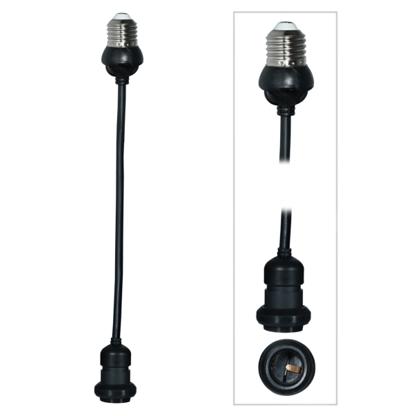 LEDJ 0.25M ES Festoon Pendant - E27 Lamp Holder