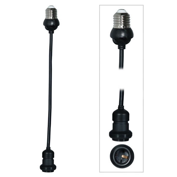 LEDJ 0.5M ES Festoon Pendant - E27 Lamp Holder