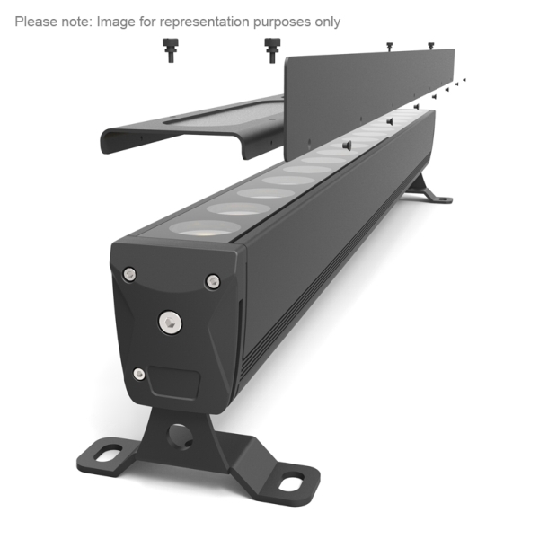 LEDJ Eyebrow and Diffuser Kit for Spectra Batten Q16HEX Exterior Fixture