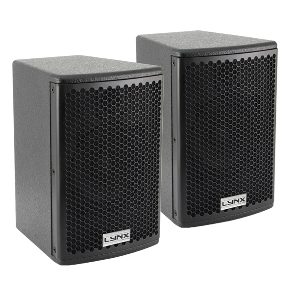 Lynx QB-5 5-Inch Passive Speaker Pair, 160W @ 16 Ohms - Black