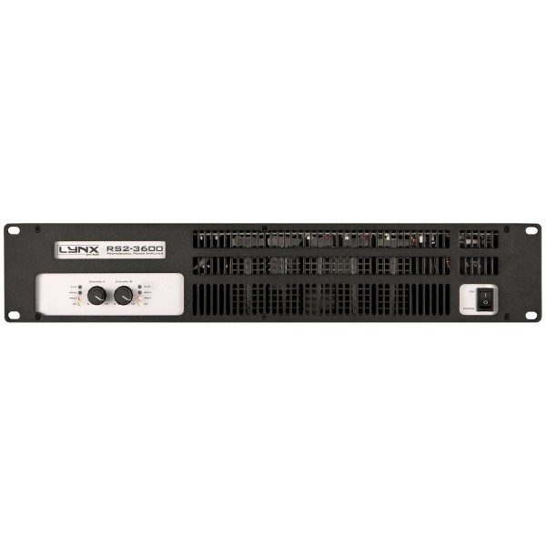 Lynx RS2-3600 Power Amplifier, 2x 1750W @ 4 Ohms