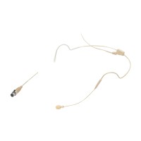 W Audio Fixed Boom Headset Microphone - 4-Pole Mini XLR for Shure and Trantec Body Packs W Audio Fixed Boom Headset Microphone - 4-Pole Mini XLR for Shure and Trantec Body Packs