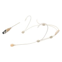 W Audio Adjustable Headset Microphone - 3-Pole Mini XLR for AKG Body Packs W Audio Adjustable Headset Microphone - 3-Pole Mini XLR for AKG Body Packs