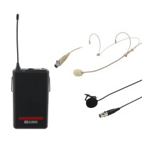 W Audio RM Quartet Body Pack Kit (864.99 Mhz) with Head Set and Lavalier Microphones W Audio RM Quartet Body Pack Kit (864.99 Mhz) with Head Set and Lavalier Microphones