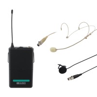 W Audio RM Quartet Body Pack Kit (864.30 Mhz) with Head Set and Lavalier Microphones W Audio RM Quartet Body Pack Kit (864.30 Mhz) with Head Set and Lavalier Microphones