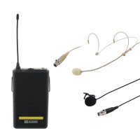 W Audio RM Quartet Body Pack Kit (863.01 Mhz) with Head Set and Lavalier Microphones W Audio RM Quartet Body Pack Kit (863.01 Mhz) with Head Set and Lavalier Microphones