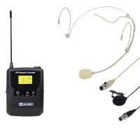W Audio DQM 600BP Body Pack Kit with Head Set and Lavalier Microphones - Channel 38 W Audio DQM 600BP Body Pack Kit with Head Set and Lavalier Microphones - Channel 38