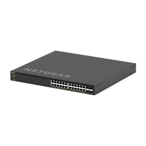 Netgear XSM4328CV-100NES M4350-24X4V Managed Switch, 24x10G/Multi-Gig PoE+, 4xSFP28 25G
