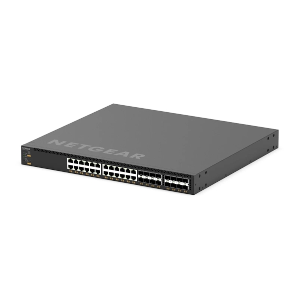 Netgear XSM4340V-100NES M4350-24X8F8V 24x10G/Multi-Gig PoE++, 8xSFP+ and 8xSFP28 25G