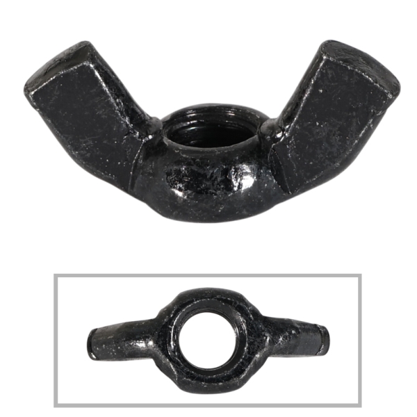 Equinox Black M10 Wing Nut